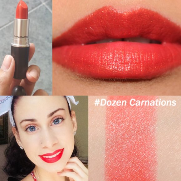 MAC Creme Sheen Lipstick - Dozen Carnations - Picture 2 of 6
